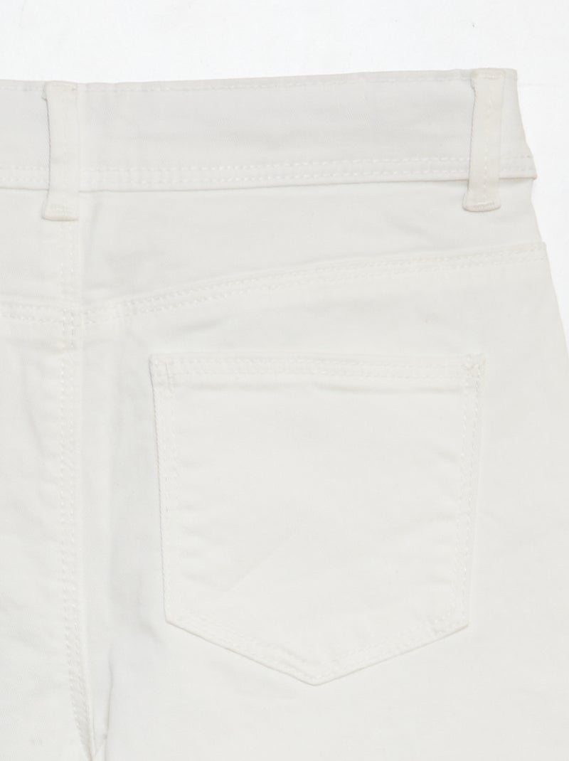 Pantaloni a pinocchietto skinny BIANCO - Kiabi