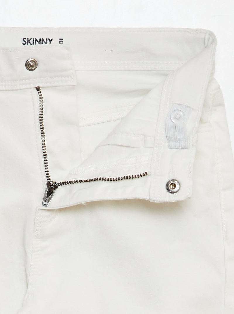 Pantaloni a pinocchietto skinny BIANCO - Kiabi