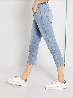 Pantaloni a pinocchietto slim eco-sostenibili con chiusura a bottoni - Kiabi