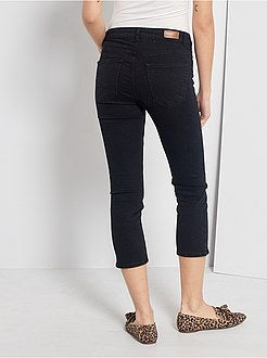 Pantaloni a pinocchietto slim eco-sostenibili con chiusura a bottoni - Kiabi