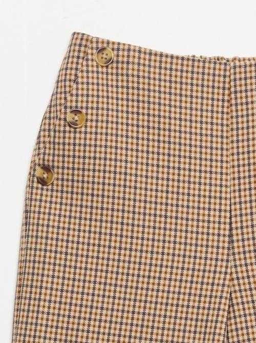 Pantaloni a quadri a gamba larga - Kiabi Pantaloni a quadri a gamba larga - Kiabi