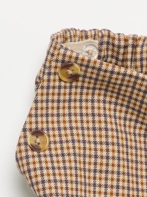 Pantaloni a quadri a gamba larga - Kiabi Pantaloni a quadri a gamba larga - Kiabi