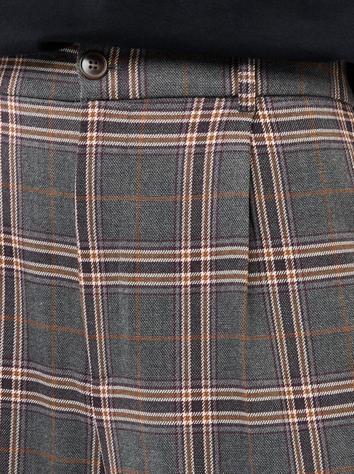 Pantaloni a quadri ampi - Kiabi