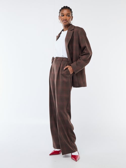 Pantaloni a quadri ampi - Kiabi