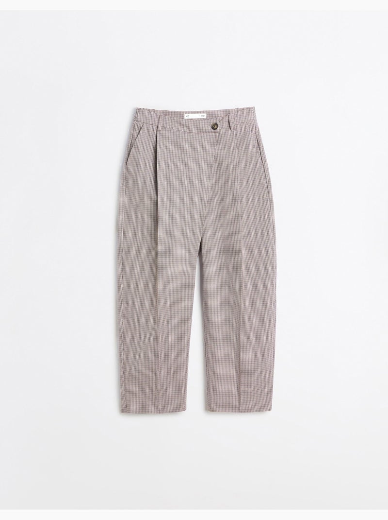 Pantaloni a quadri, mo fashion Beige - Kiabi