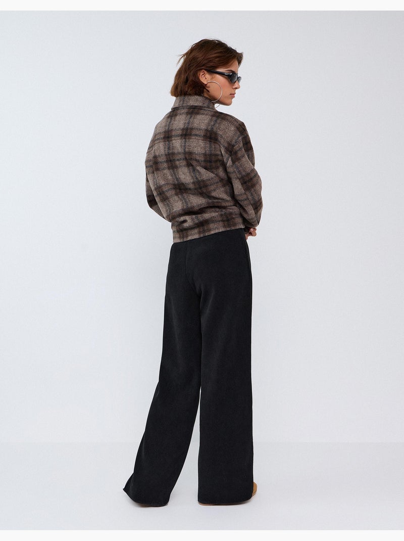 Pantaloni a rete ampi intrecciati, mo fashion Nero - Kiabi