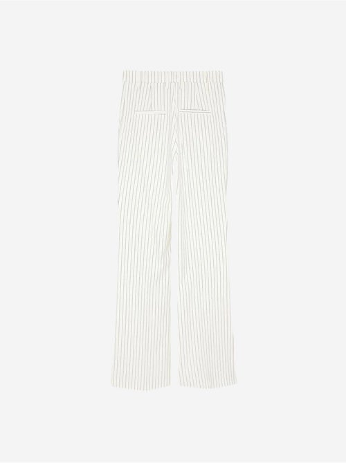 Pantaloni a righe a gamba ampia da donna a vita media dilvin - Kiabi Pantaloni a righe a gamba ampia da donna a vita media dilvin - Kiabi