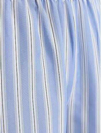 Pantaloni a righe a gamba larga con elastico in vita hiccup
