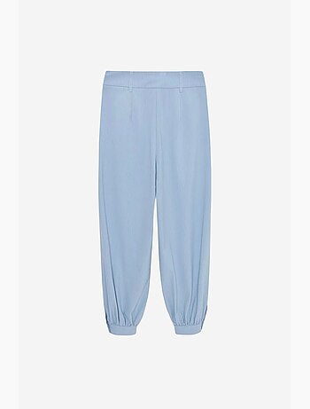 Pantaloni a righe a vita alta a gamba ampia dilvin