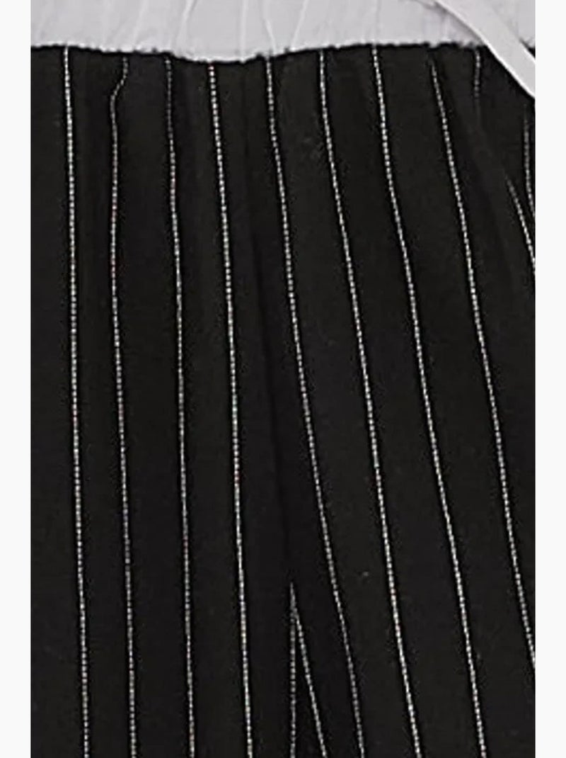 Pantaloni a righe con elastico in vita hiccup Nero - Kiabi