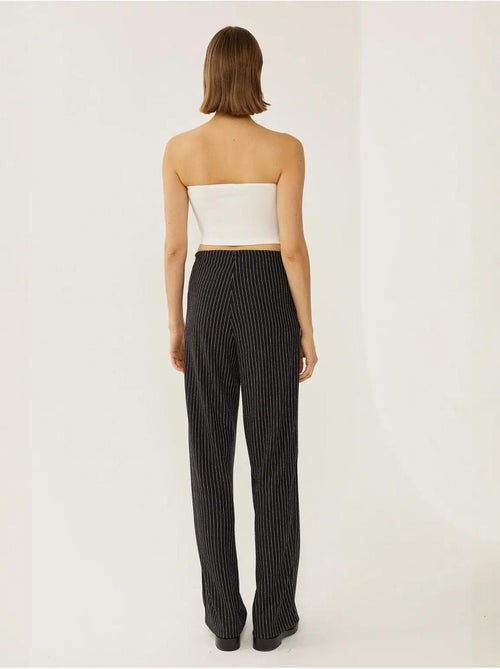 Pantaloni a righe con elastico in vita - Kiabi Pantaloni a righe con elastico in vita - Kiabi