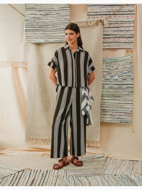 Pantaloni a righe, MO Fashion - Kiabi