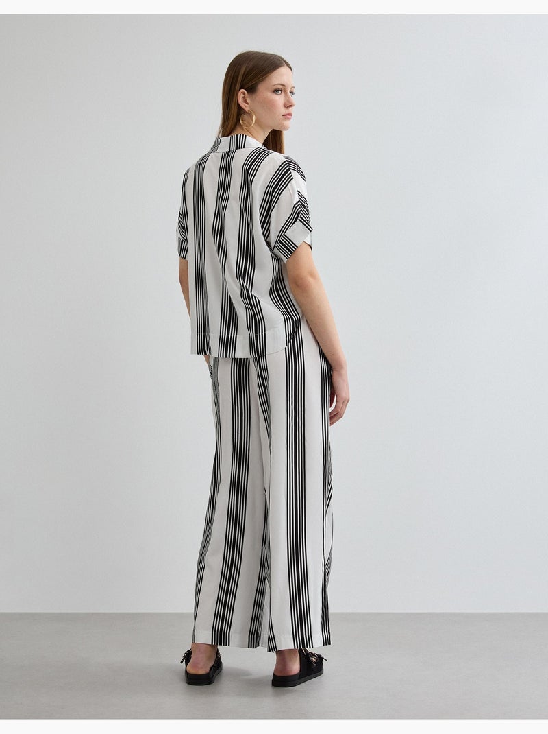 Pantaloni a righe, MO Fashion Nero - Kiabi