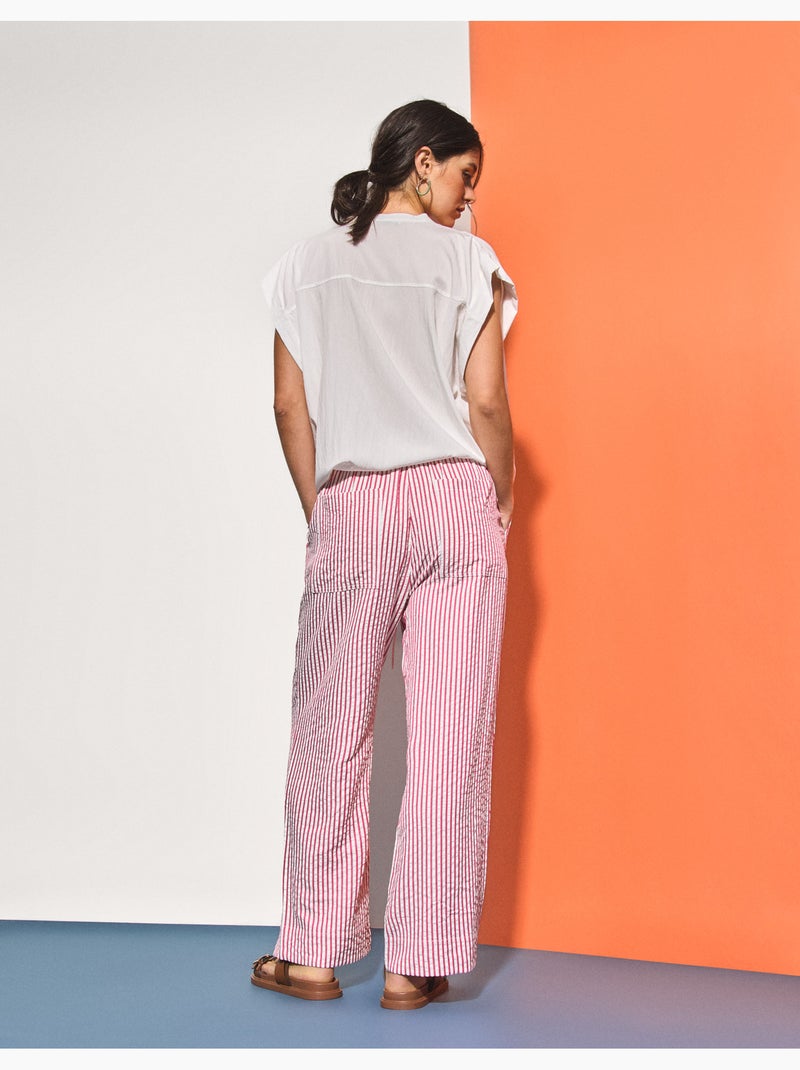 Pantaloni a righe, MO Fashion Rosa - Kiabi