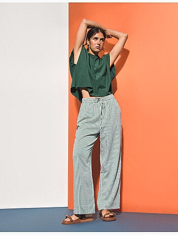 Pantaloni a righe, MO Fashion