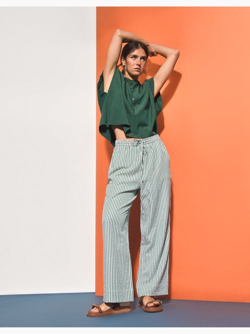 Pantaloni a righe, MO Fashion - Kiabi Pantaloni a righe, MO Fashion - Kiabi