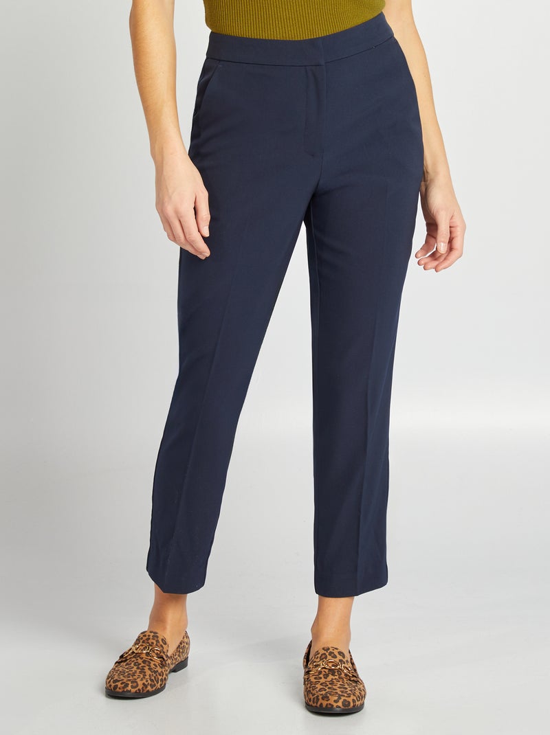 Pantaloni a sigaretta a vita standard BLU - Kiabi