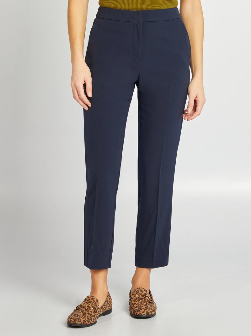 Pantaloni a sigaretta a vita standard BLU - Kiabi