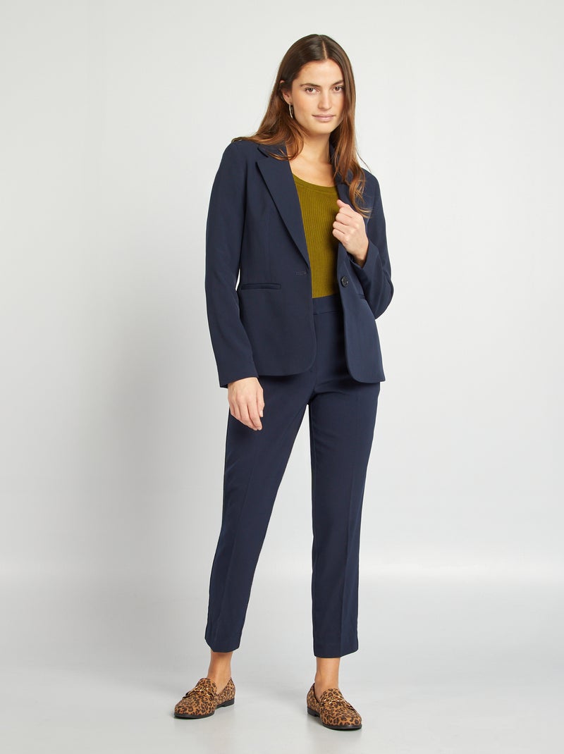 Pantaloni a sigaretta a vita standard BLU - Kiabi