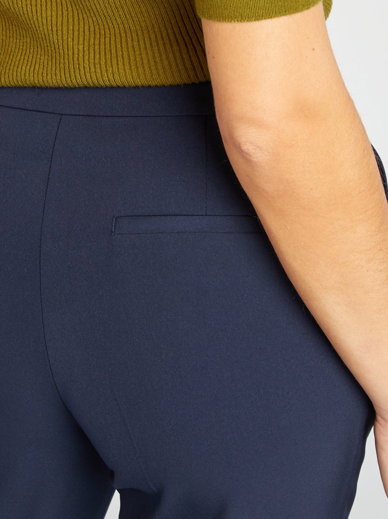 Pantaloni a sigaretta a vita standard BLU - Kiabi