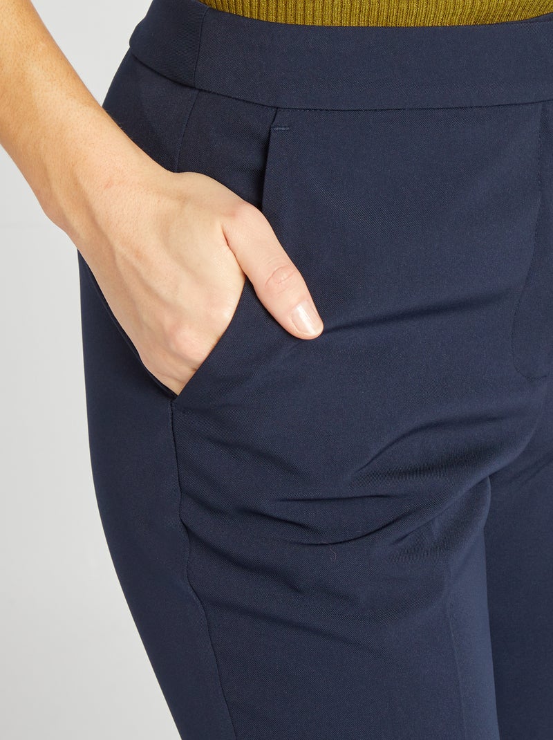 Pantaloni a sigaretta a vita standard BLU - Kiabi