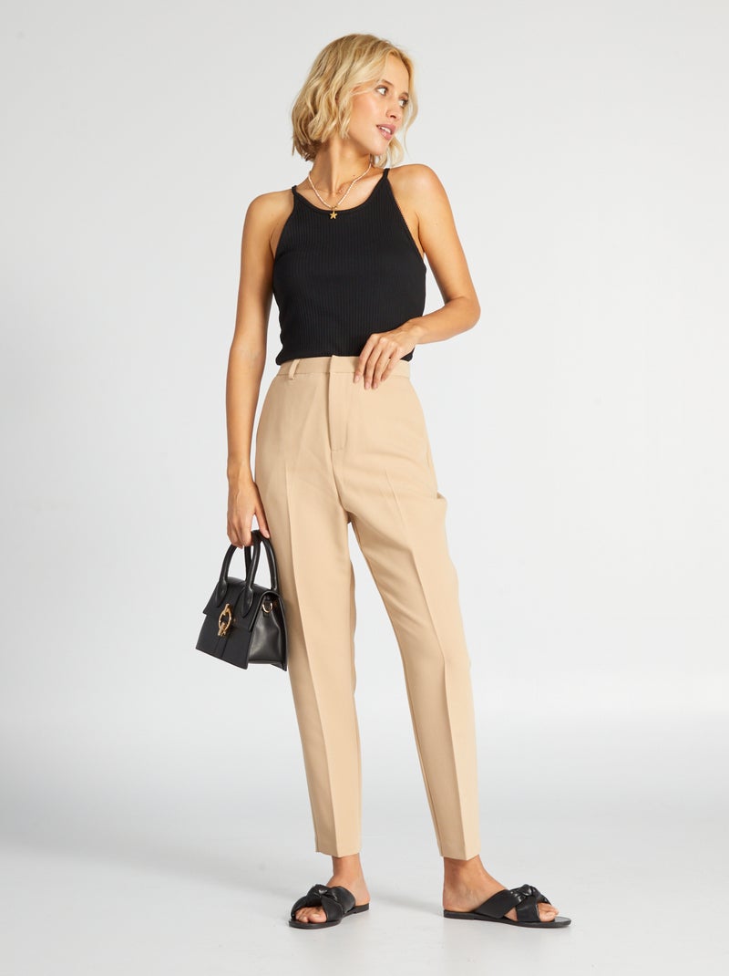 Pantaloni a sigaretta BEIGE - Kiabi