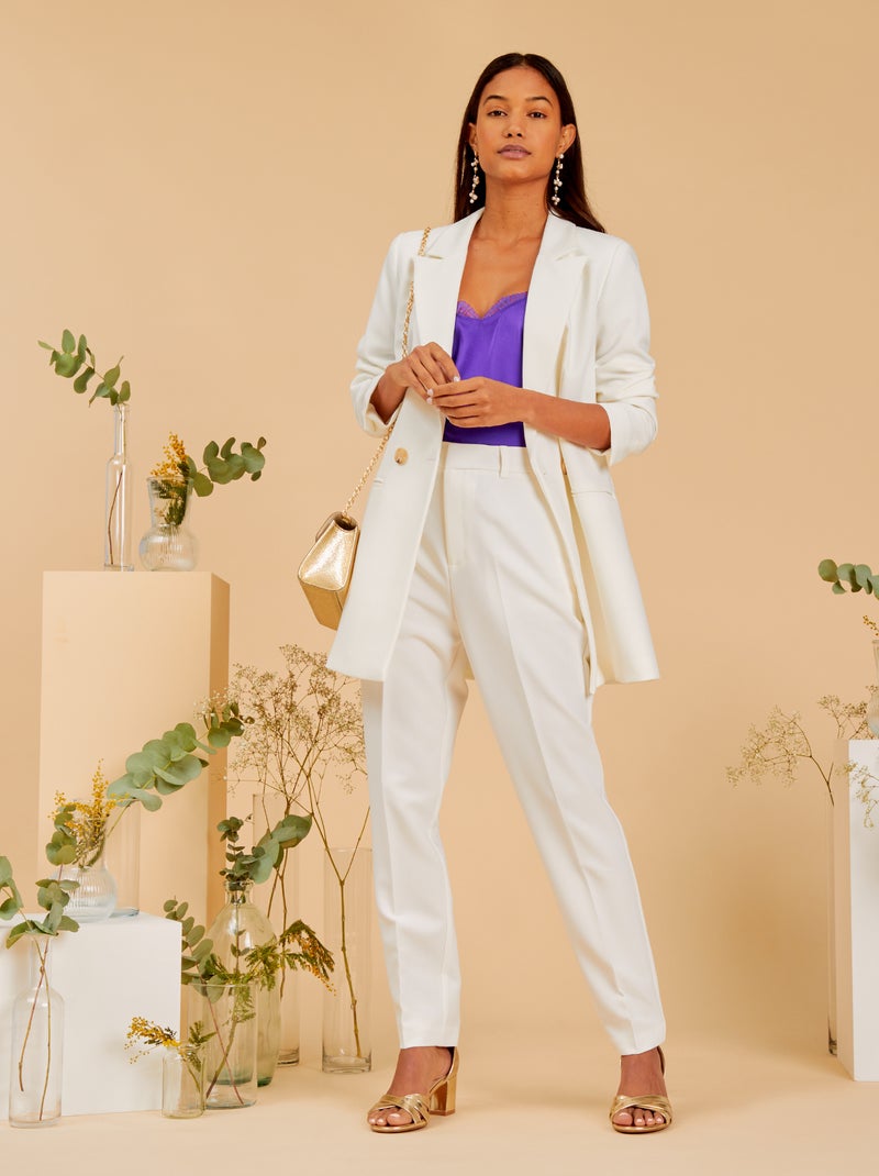 Pantaloni a sigaretta BIANCO - Kiabi
