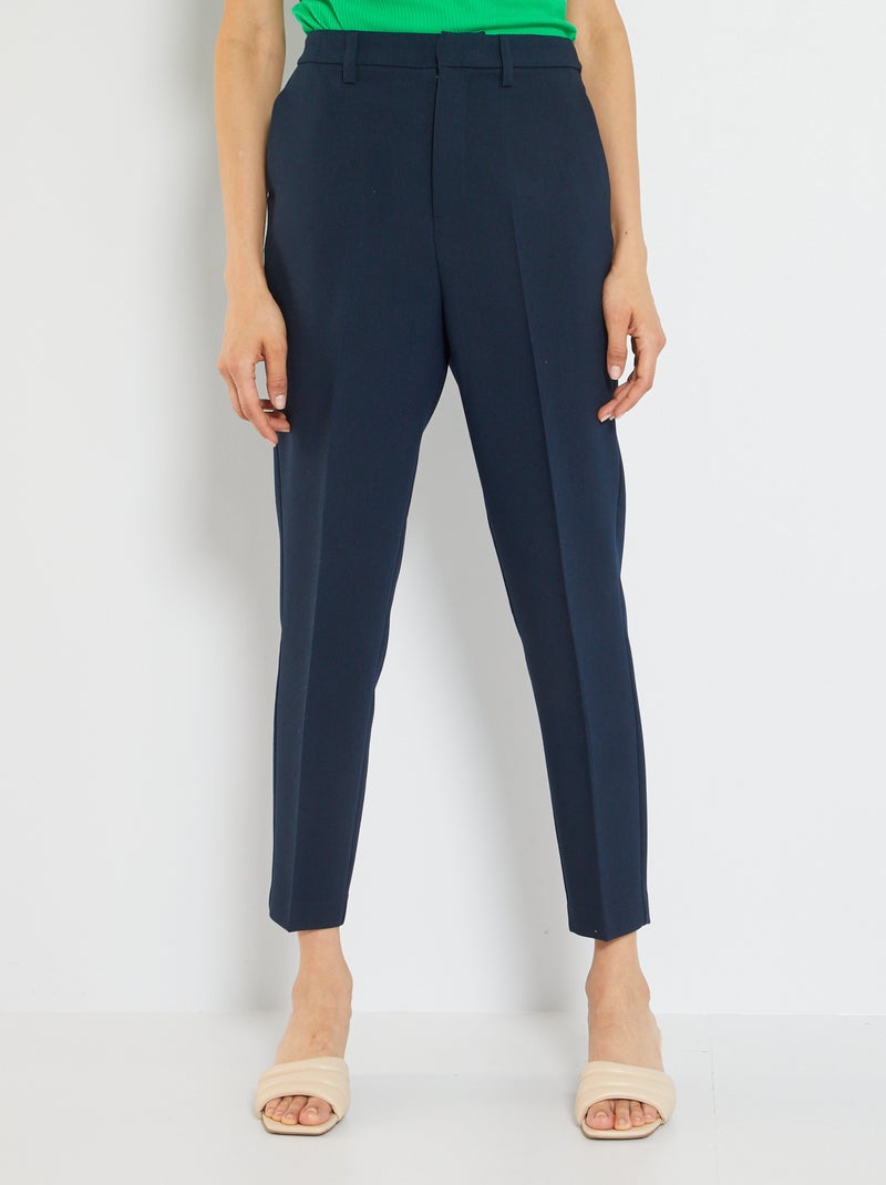 Pantaloni a sigaretta blu - Kiabi