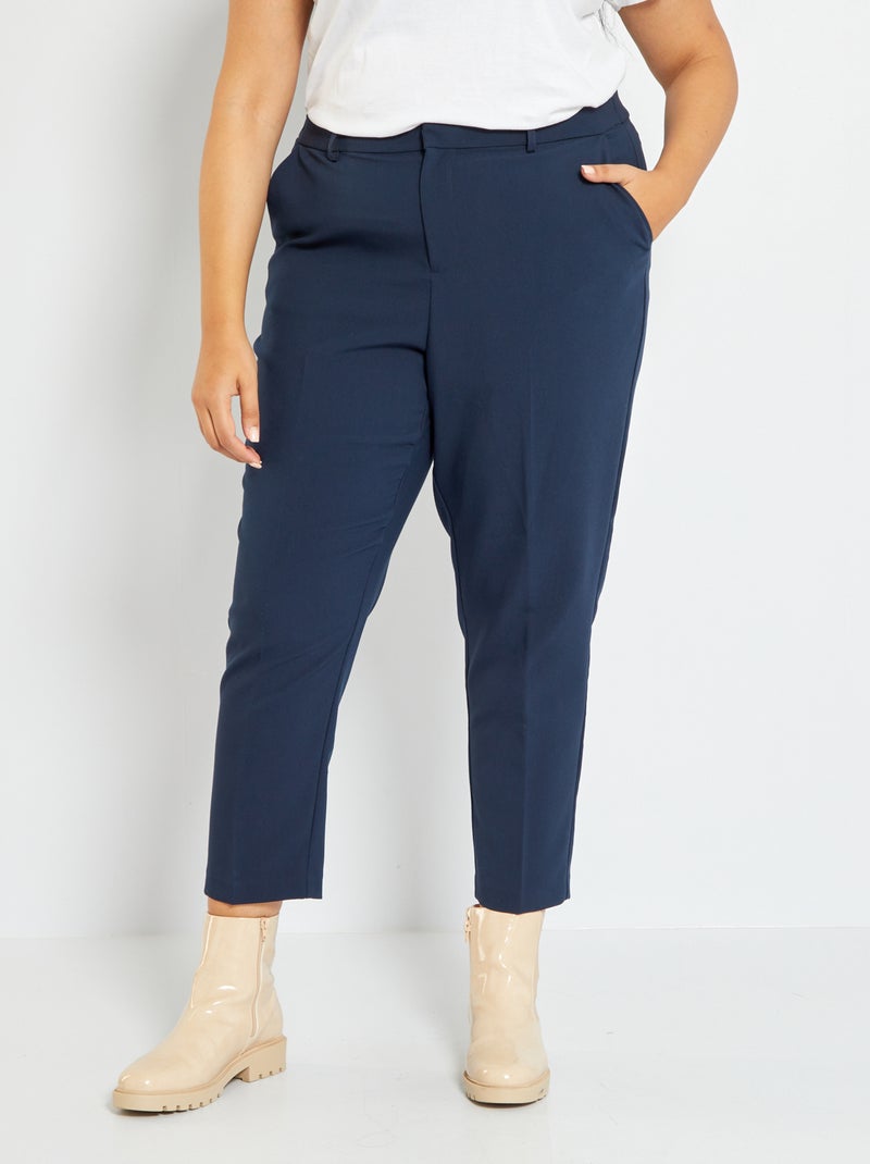 Pantaloni a sigaretta blu - Kiabi