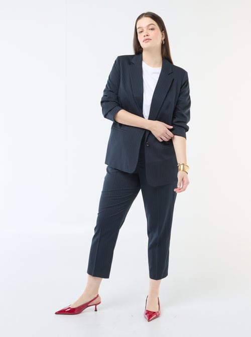 Pantaloni a sigaretta con apertura con gancetto e zip - - Kiabi