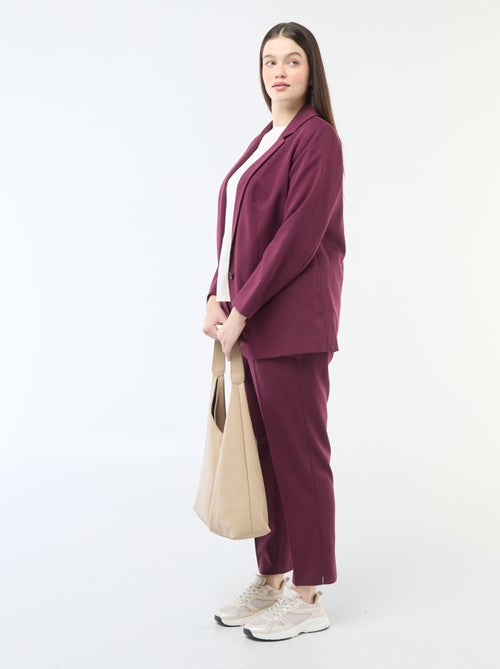 Pantaloni a sigaretta con apertura con gancetto e zip - - Kiabi