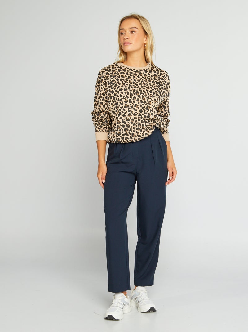 Pantaloni a sigaretta con pinces BLU - Kiabi