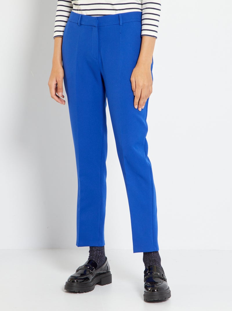 Pantaloni a sigaretta dritti - blu - Kiabi