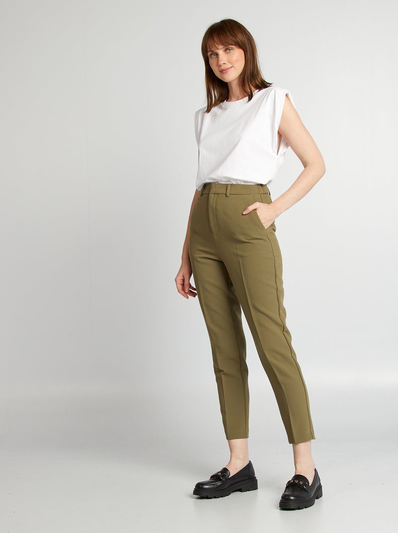 Pantaloni a sigaretta KAKI - Kiabi