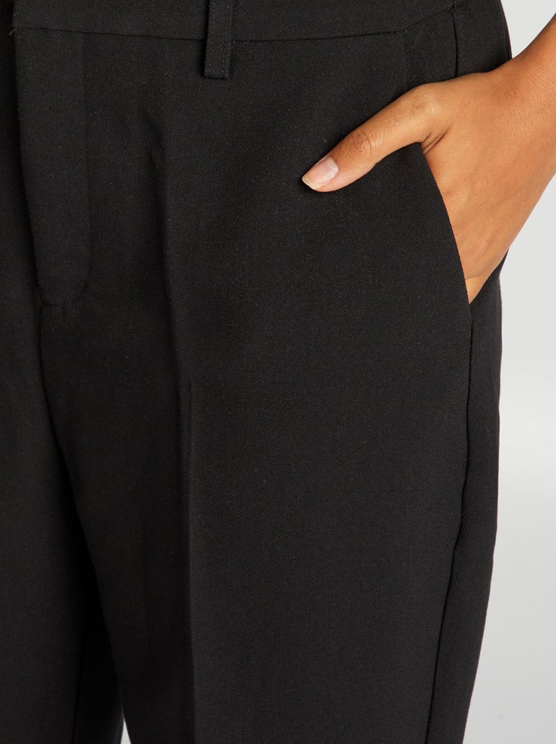 Pantaloni a sigaretta nero - Kiabi
