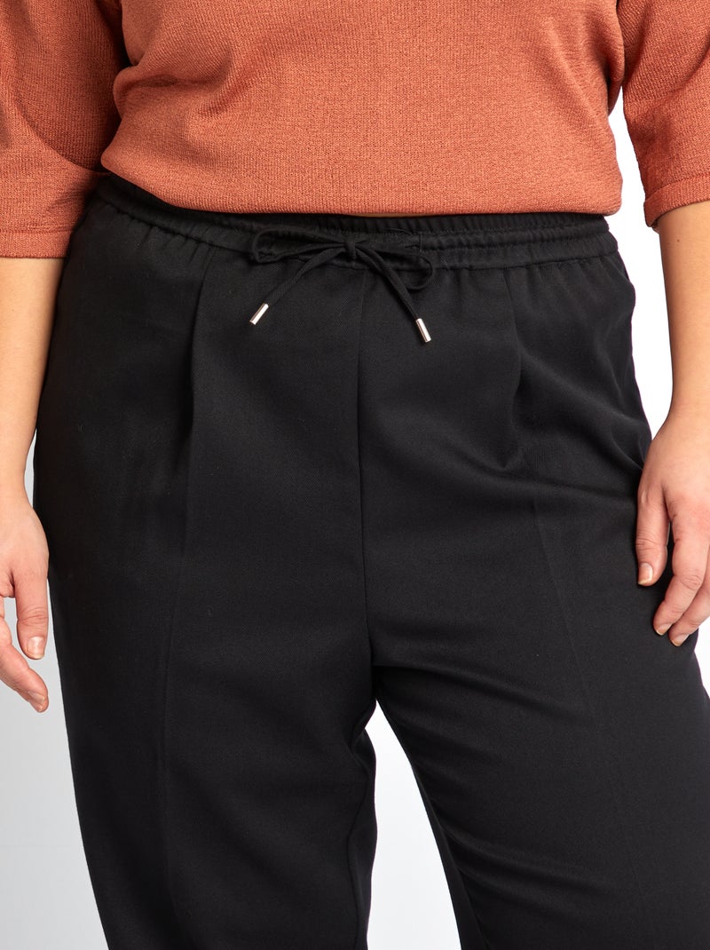 Pantaloni a sigaretta nero - Kiabi