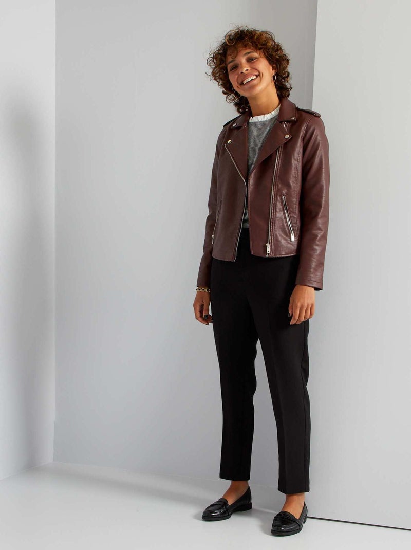 Pantaloni a sigaretta nero - Kiabi