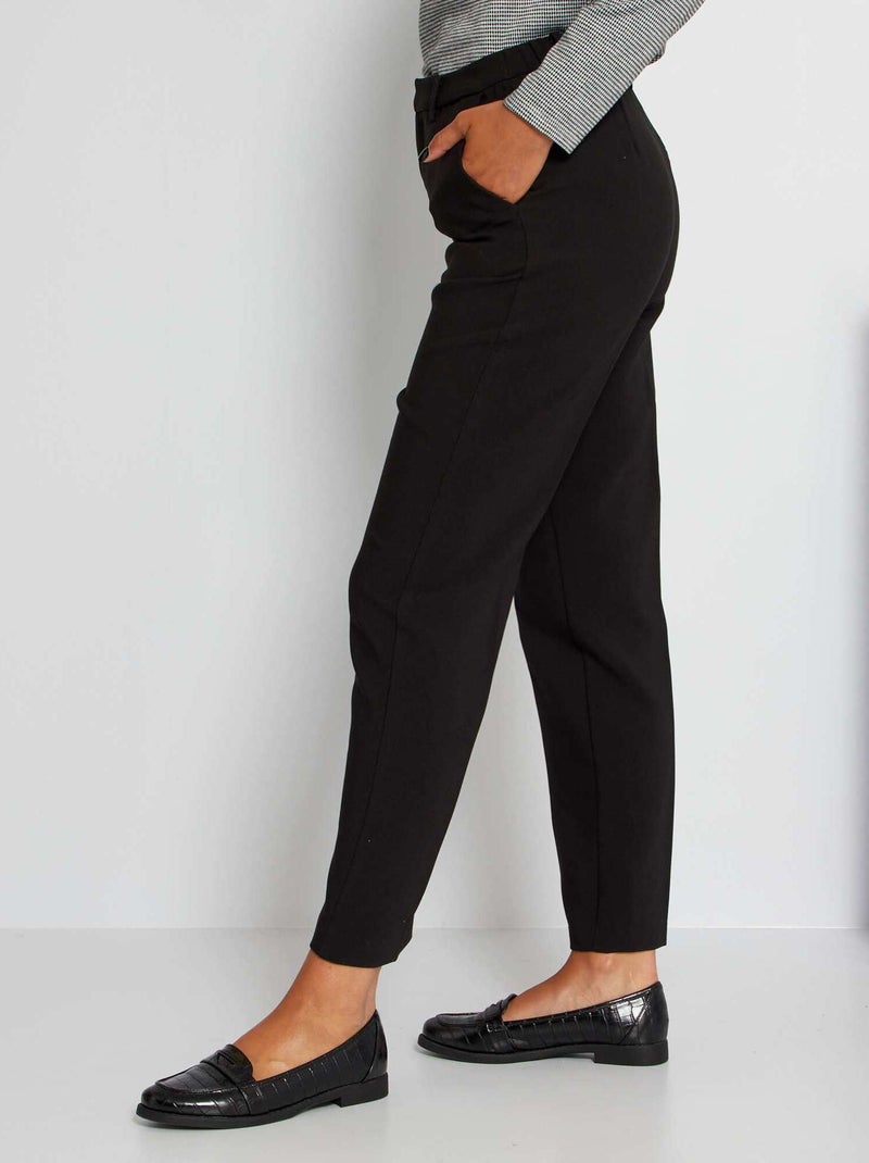 Pantaloni a sigaretta nero - Kiabi