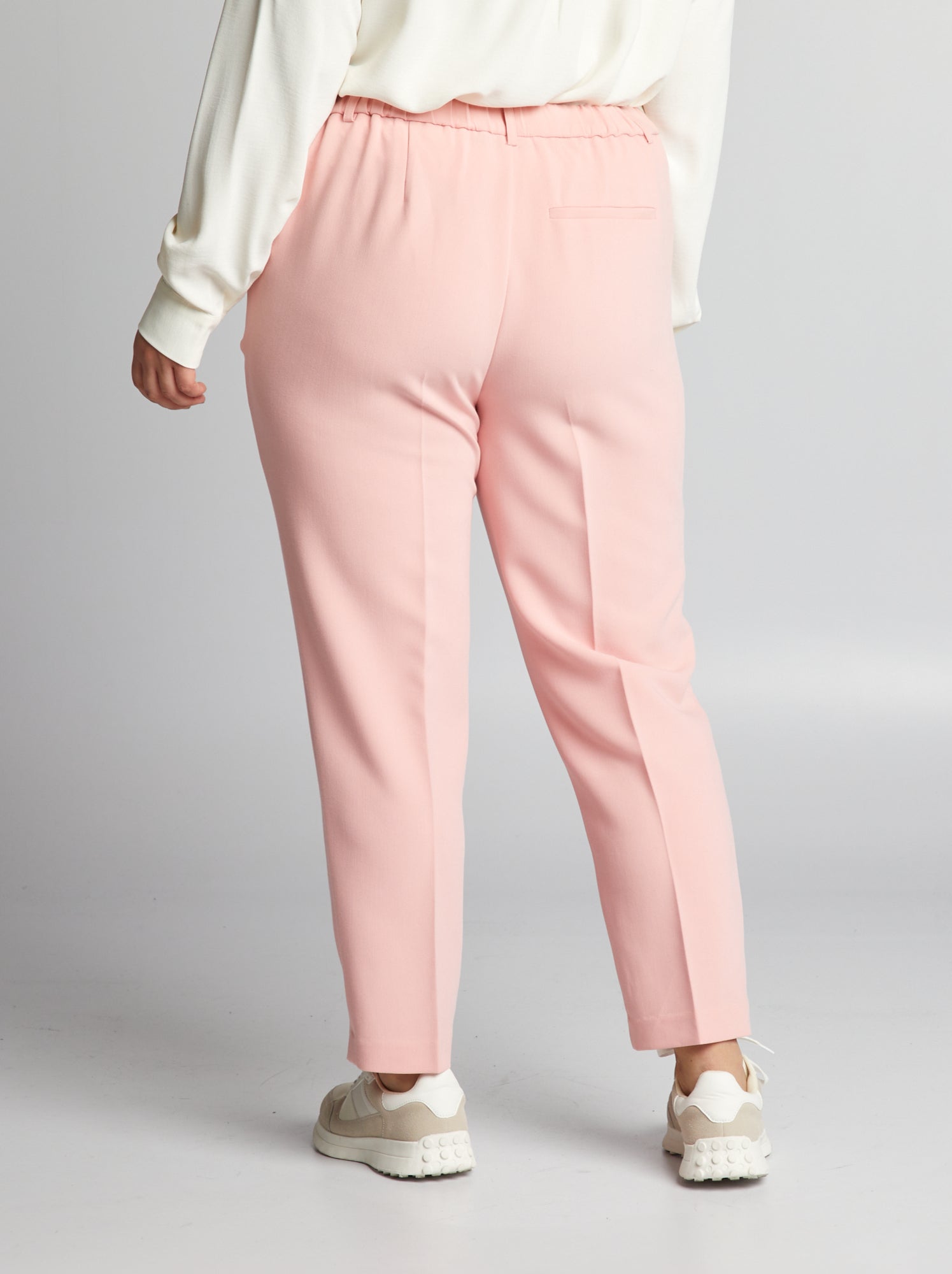 Collant A Rete Pesca Donna - Small, Rosa Fluo, Modello 45514, Con Tassello, Versatili Per Ogni Occasione