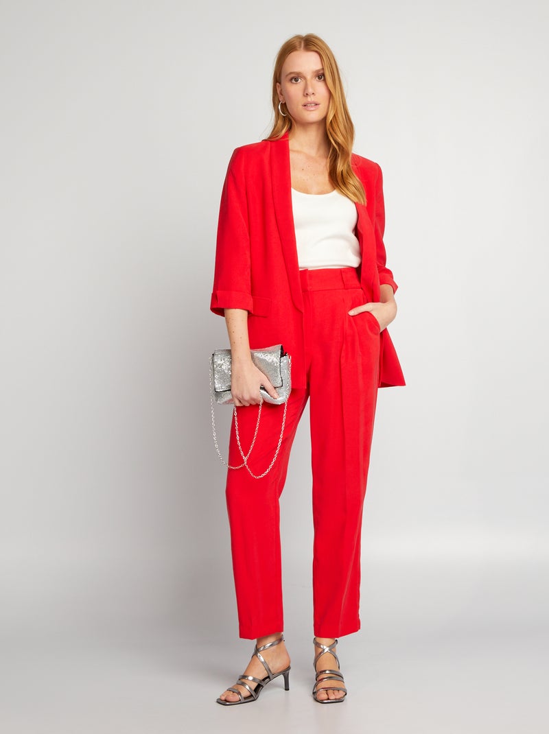 Pantaloni a sigaretta ROSSO - Kiabi