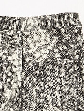 Pantaloni a taglio dritto a fantasia