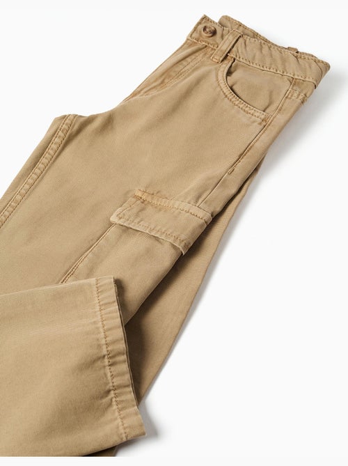 Pantaloni a taglio dritto in cotone con 5 tasche - Kiabi Pantaloni a taglio dritto in cotone con 5 tasche - Kiabi