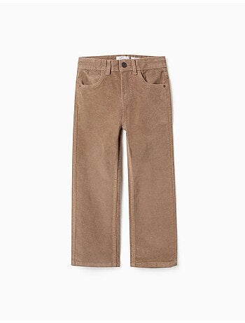 Pantaloni a taglio dritto in velluto a coste