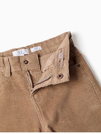 Pantaloni a taglio dritto in velluto a coste