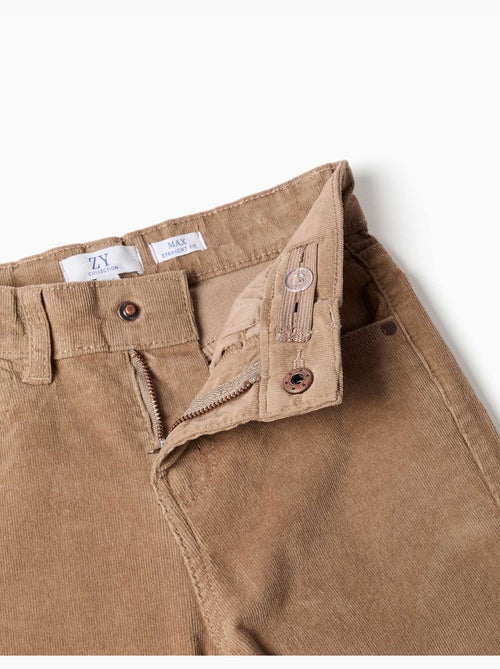 Pantaloni a taglio dritto in velluto a coste - Kiabi Pantaloni a taglio dritto in velluto a coste - Kiabi