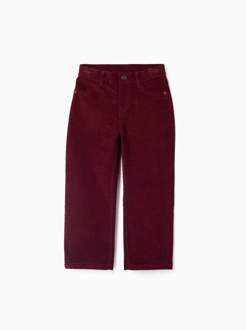 Pantaloni a taglio dritto in velluto a coste - Kiabi Pantaloni a taglio dritto in velluto a coste - Kiabi