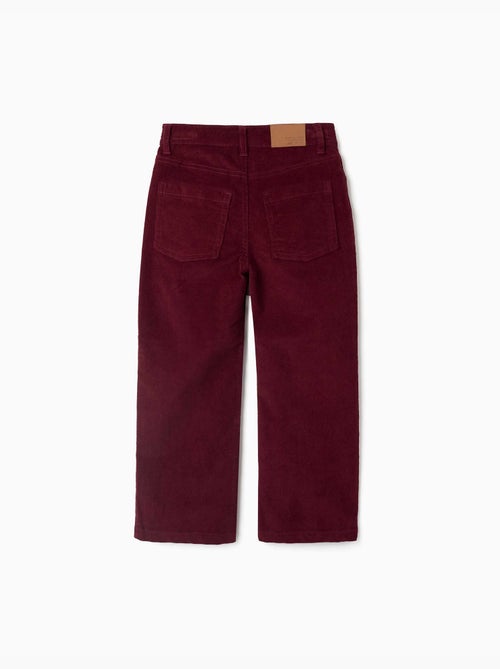 Pantaloni a taglio dritto in velluto a coste - Kiabi Pantaloni a taglio dritto in velluto a coste - Kiabi