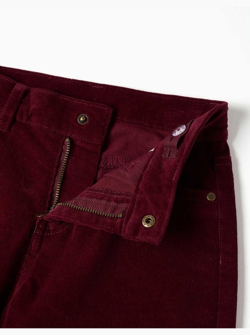 Pantaloni a taglio dritto in velluto a coste - Kiabi Pantaloni a taglio dritto in velluto a coste - Kiabi
