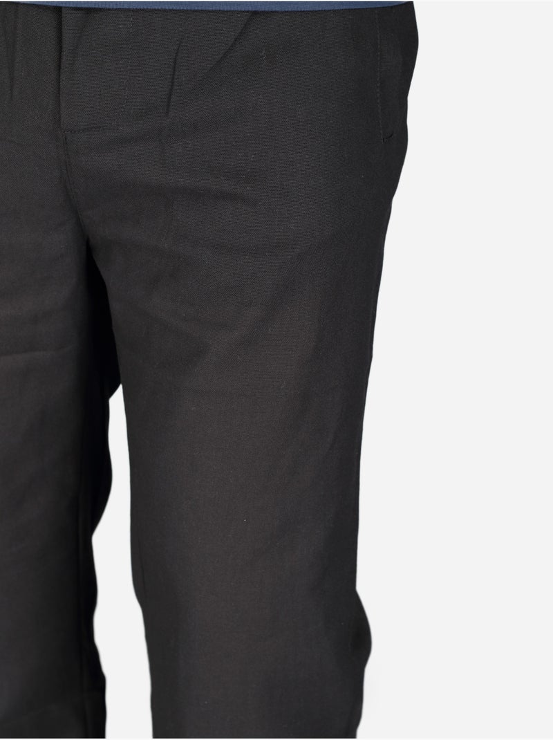 Pantaloni a tinta unita - Frilivin Nero - Kiabi