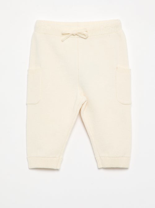 Pantaloni a tinta unita in maglia - Kiabi Pantaloni a tinta unita in maglia - Kiabi